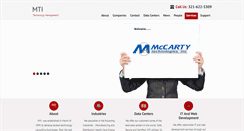 Desktop Screenshot of mccartytechnologies.com